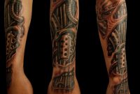 54 Mechanical Sleeve Tattoos with regard to proportions 864 X 924