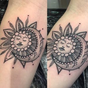 56 Wonderfully Artistic Sun And Moon Tattoo Ideas For Every Taste regarding measurements 960 X 960