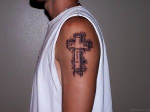 59 Cool Cross Tattoos On Arm in proportions 1024 X 768