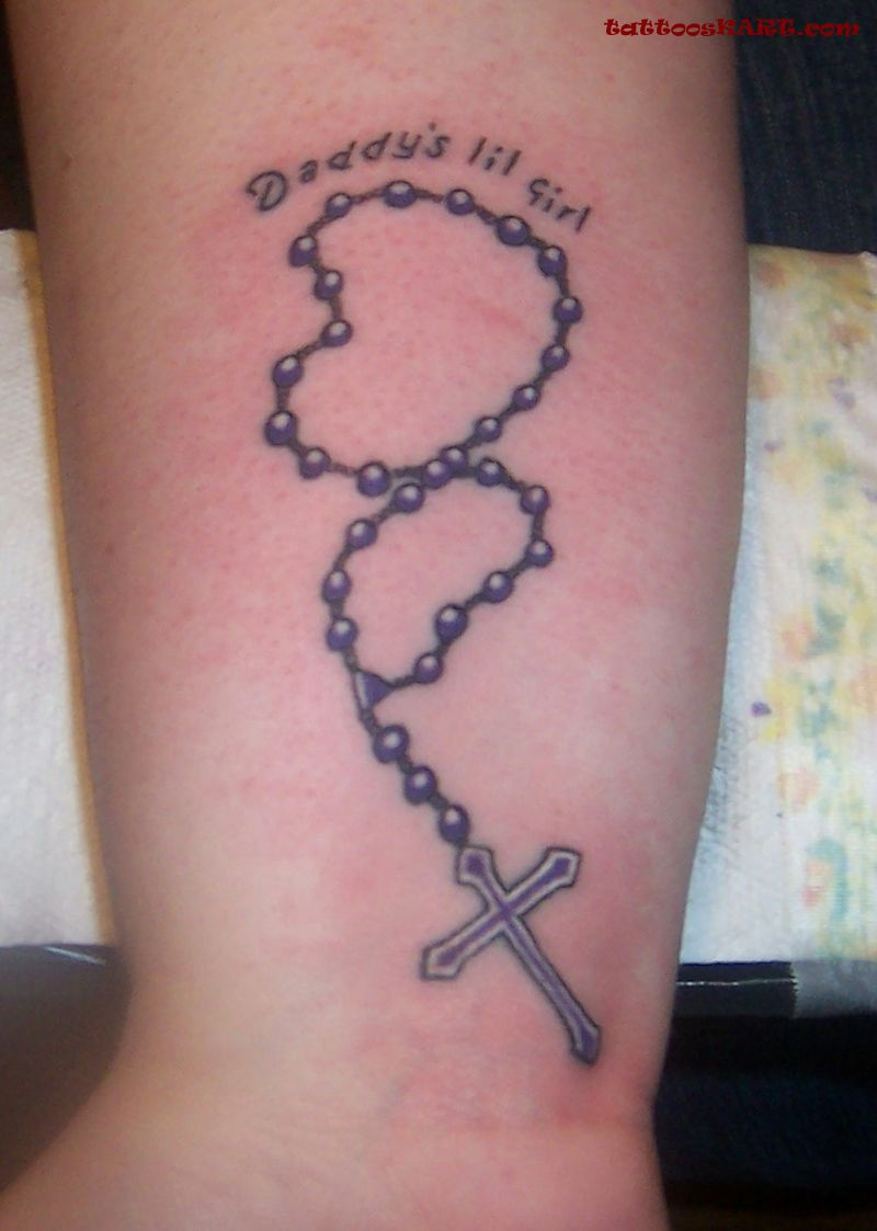 60 Awesome Rosary Tattoos with dimensions 800 X 1123