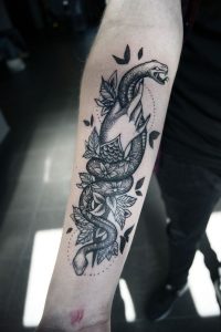 60 Best Snake Tattoos Collection within sizing 736 X 1105