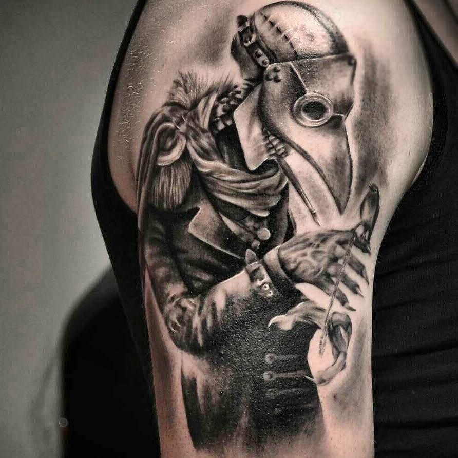 60 Fantastic Steampunk Tattoo Designs The Steamy And Mechanics in dimensions 892 X 892