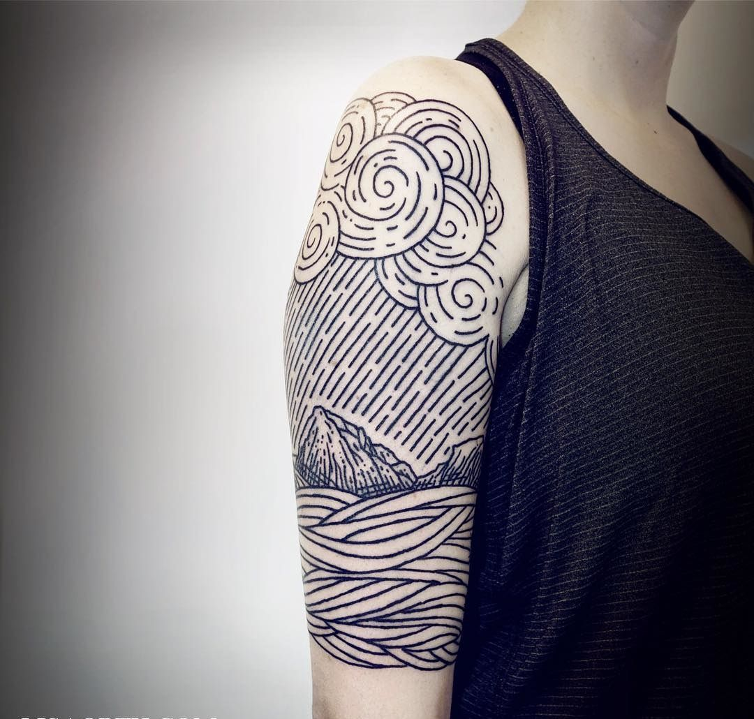 65 Remarkable Wave Tattoo Designs The Best Depiction Of The Ocean for dimensions 1080 X 1030