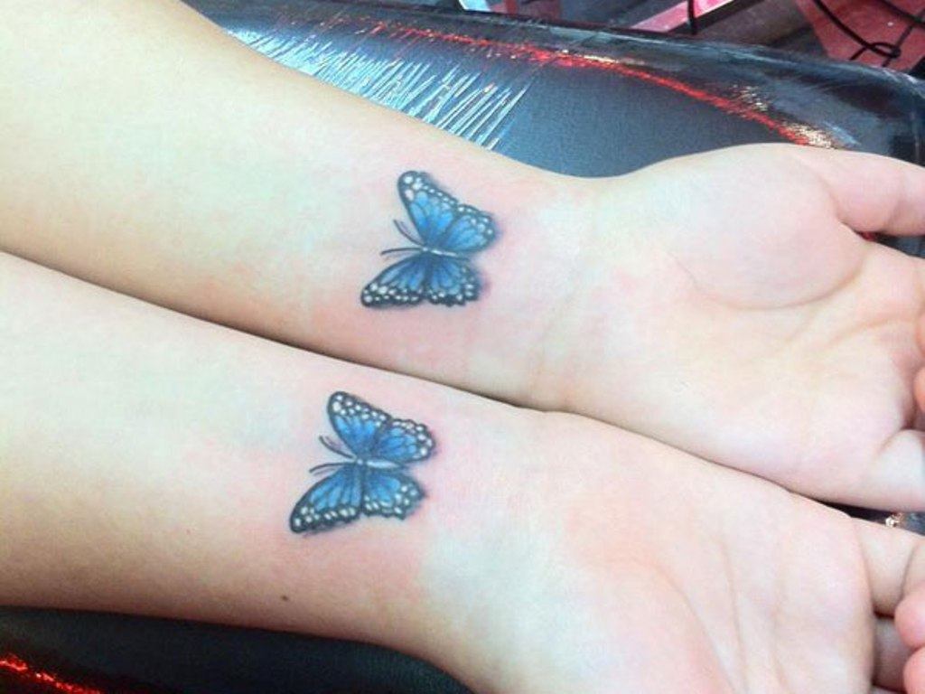 79 Beautiful Butterfly Wrist Tattoos regarding dimensions 1024 X 768