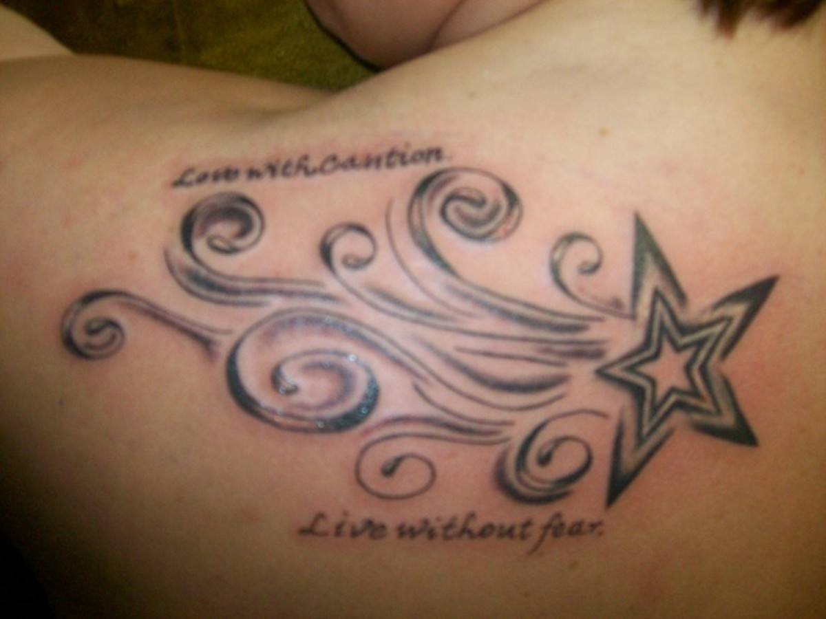 88 Beautiful Shooting Stars Tattoo Ideas And Meanings regarding dimensions 1200 X 900