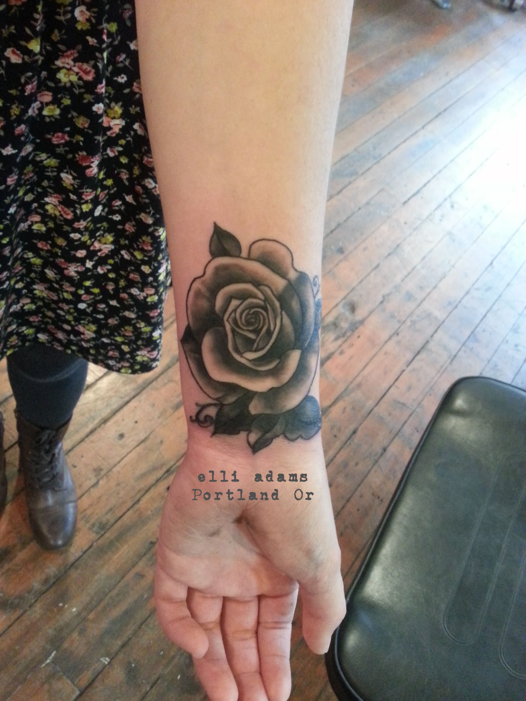 A Little Cover Up Black And Grey Rose On A Wrist Esoteric Tattoo in dimensions 2000 X 2667