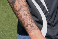 A Look Back At David Beckhams 40 Tattoos And Their Special Meanings regarding sizing 962 X 1611