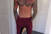 Aaron From Geordie Shore Has Weird Tattoos But They Do Look Cool in proportions 852 X 1136