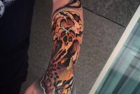 Abstract Panther Tattoo On Left Arm pertaining to dimensions 960 X 960