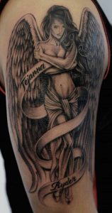 Amazing Angel Tattoos With Strong Message Livinghours with regard to measurements 736 X 1399