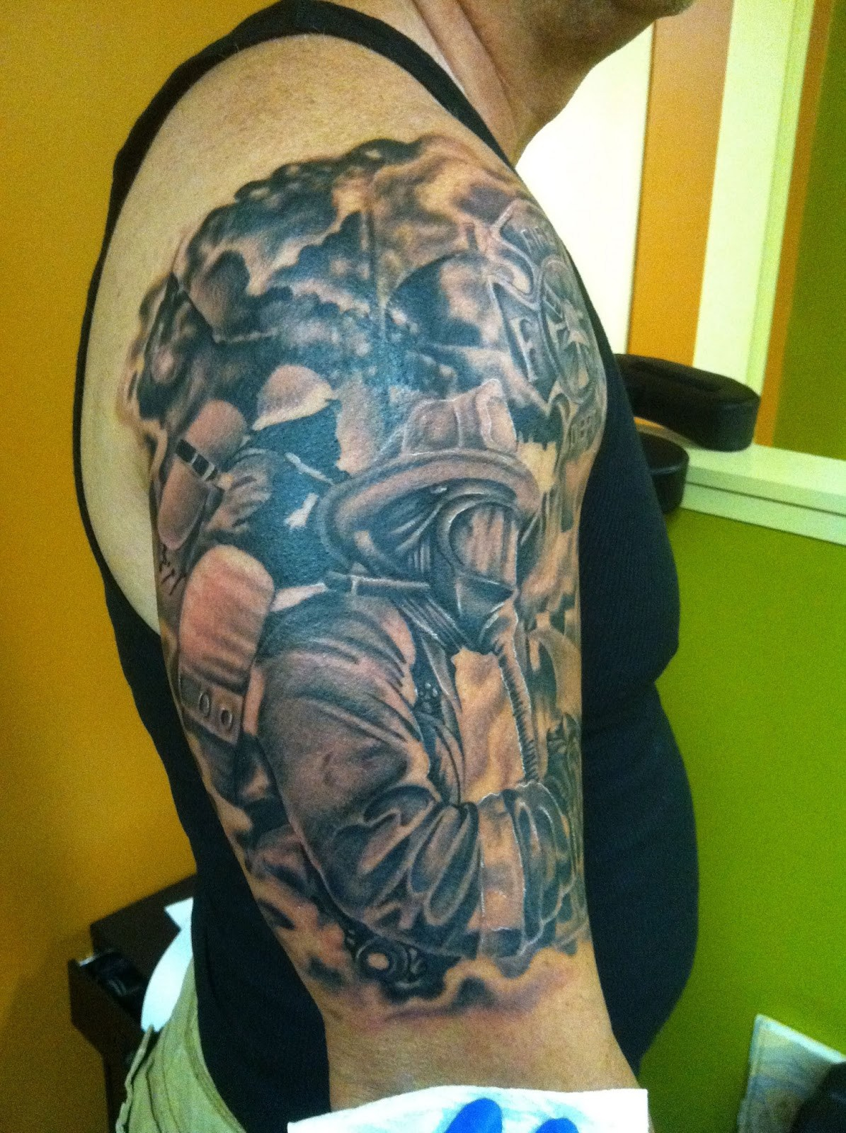 Amazing Firefighter Tattoo 2018 Tattoos Ideas within dimensions 1195 X 1600