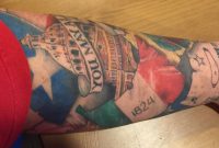 Amazing Texas Revolution Tattoo On Arm Sleeve within size 1600 X 832