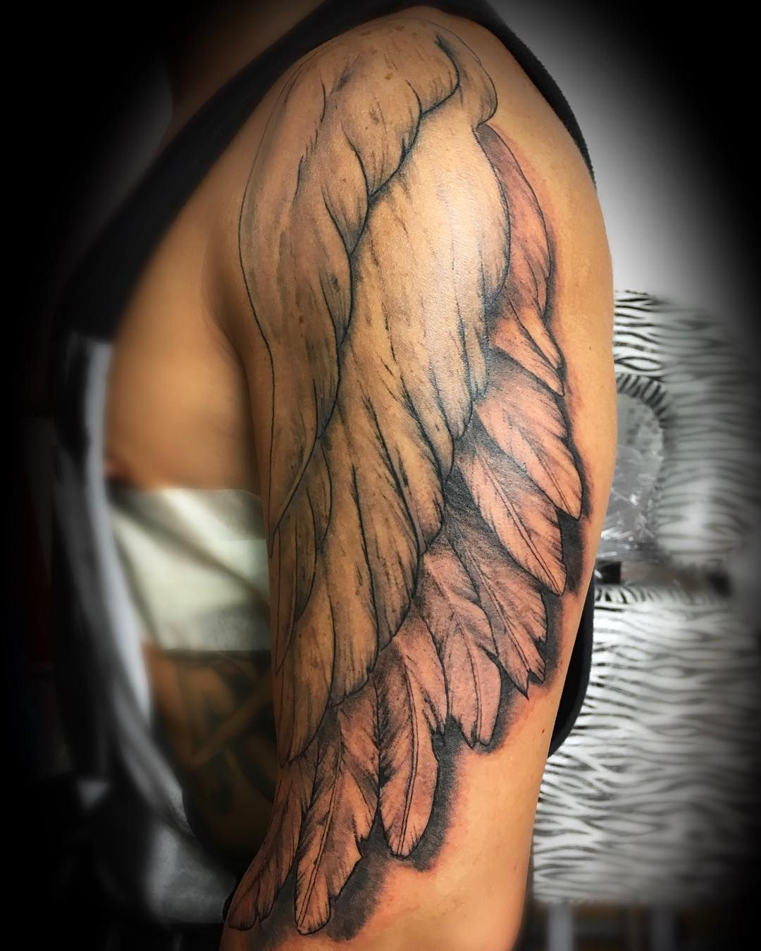 Amazing Upper Arm Tattoo Man Photo Paus17 On Instagram throughout measurements 1080 X 1350