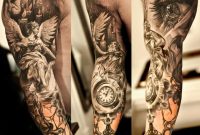 An Arm Sleeve Of Multiple Tattoos Great Shading Tattoos within size 960 X 960