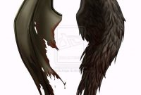 Angel Demon Wing Tattoo Design Toranokage13 On Deviantart Great inside size 754 X 1059