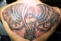 Angel Man Open Arm Tattoo On Back intended for measurements 2508 X 1845