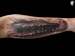 Angel Wing Tattoo On Forearm Arm Wing Tattoo Love Notes with regard to dimensions 1024 X 768