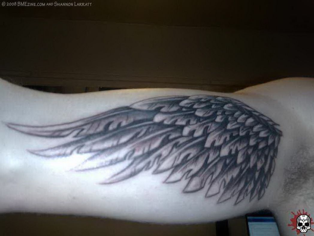 Angel Wing Tattoos For Men Arm The Masculine Wings Tattoo 5358207 intended for dimensions 1048 X 786