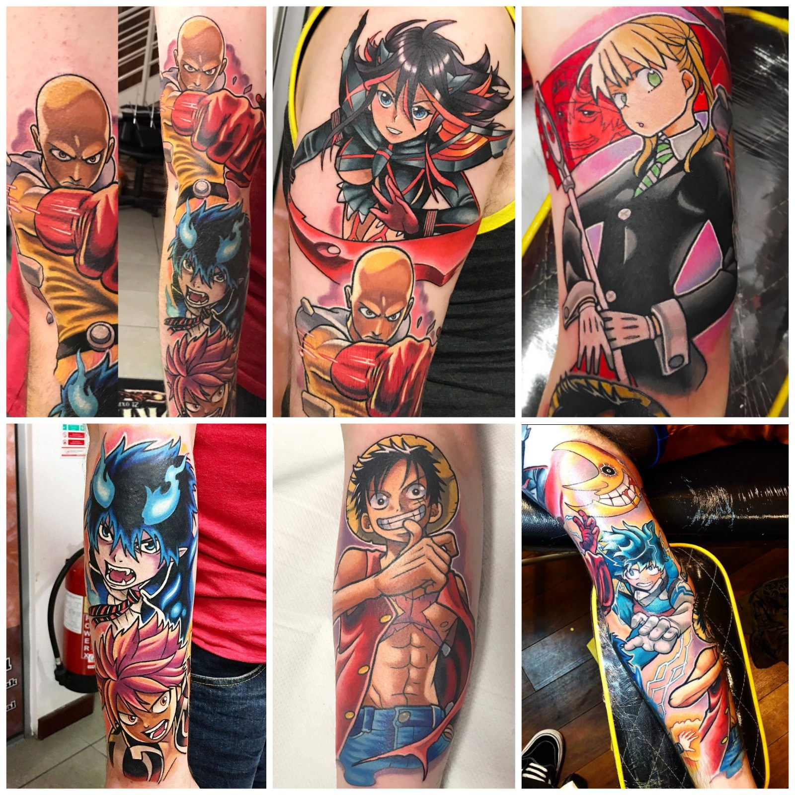 Anime Sleeve Tattoo Ideas / Full Anime Sleeve - Check spelling or type