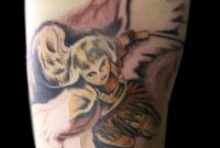 Archangel Michael Color Inner Bicep Tattoo Nina Gaudin Of 12th for size 2128 X 2832