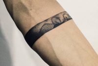 Arm Band Tattoo Of An Amusement Park On The Left Little Tattoos in dimensions 1000 X 1000