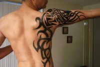 Arm Tribal Tattoo Design Image Black Ink Tribal Tattoo Design On for dimensions 1024 X 768