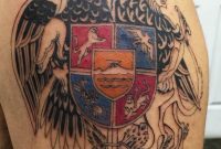 Armenian Tattoos Gerb Color Aroot Glendaleink Tattoo with size 1335 X 1335