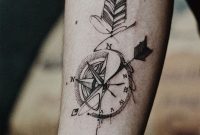 Arrow Compass Tattoo Artwork Outsider Tattoo Tattoo intended for sizing 736 X 1104