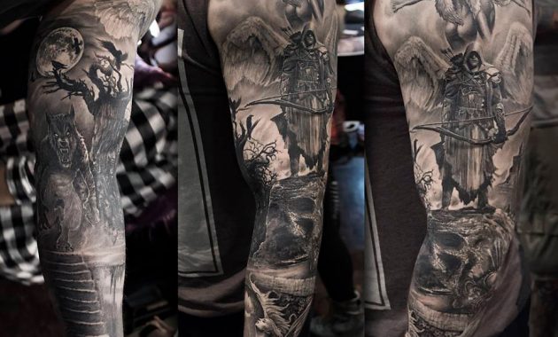 Tattoo unterarm mann oldschool
