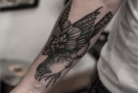 Bird Tattoo Designs For Arm New Bw Hawk Bird Tattoo Idea On The for proportions 1080 X 812