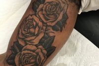 Black And Grey Rose On The Inner Upper Arm Heart Rose Tattoo pertaining to sizing 3024 X 4032