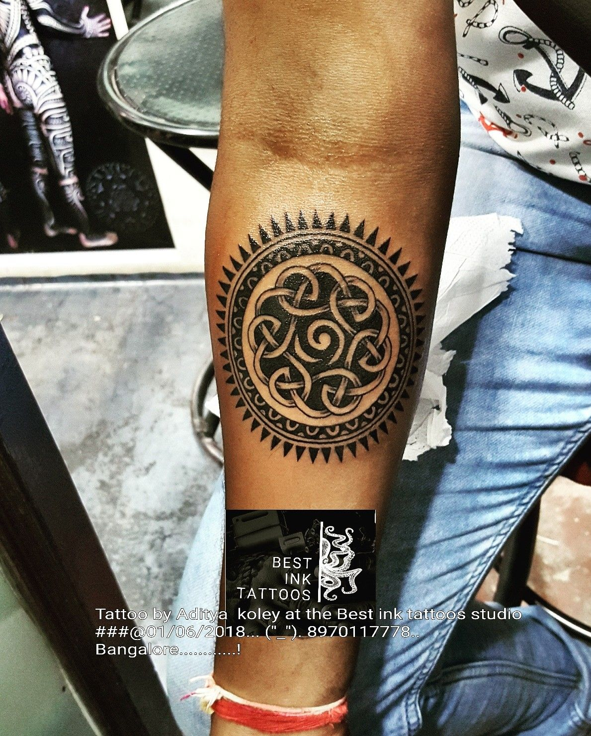 Black And Grey Tattoo Four Arms Tattoo Artistaditya Koley Bangalore inside sizing 1189 X 1480