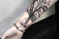 Black And Grey Tree Tattoo On Right Forearm 10801080 Body for size 1080 X 1080