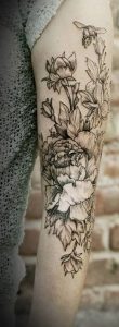 Black And White Floral Arm Tattoo Tattoo Trends Flowers I Will regarding sizing 589 X 1600