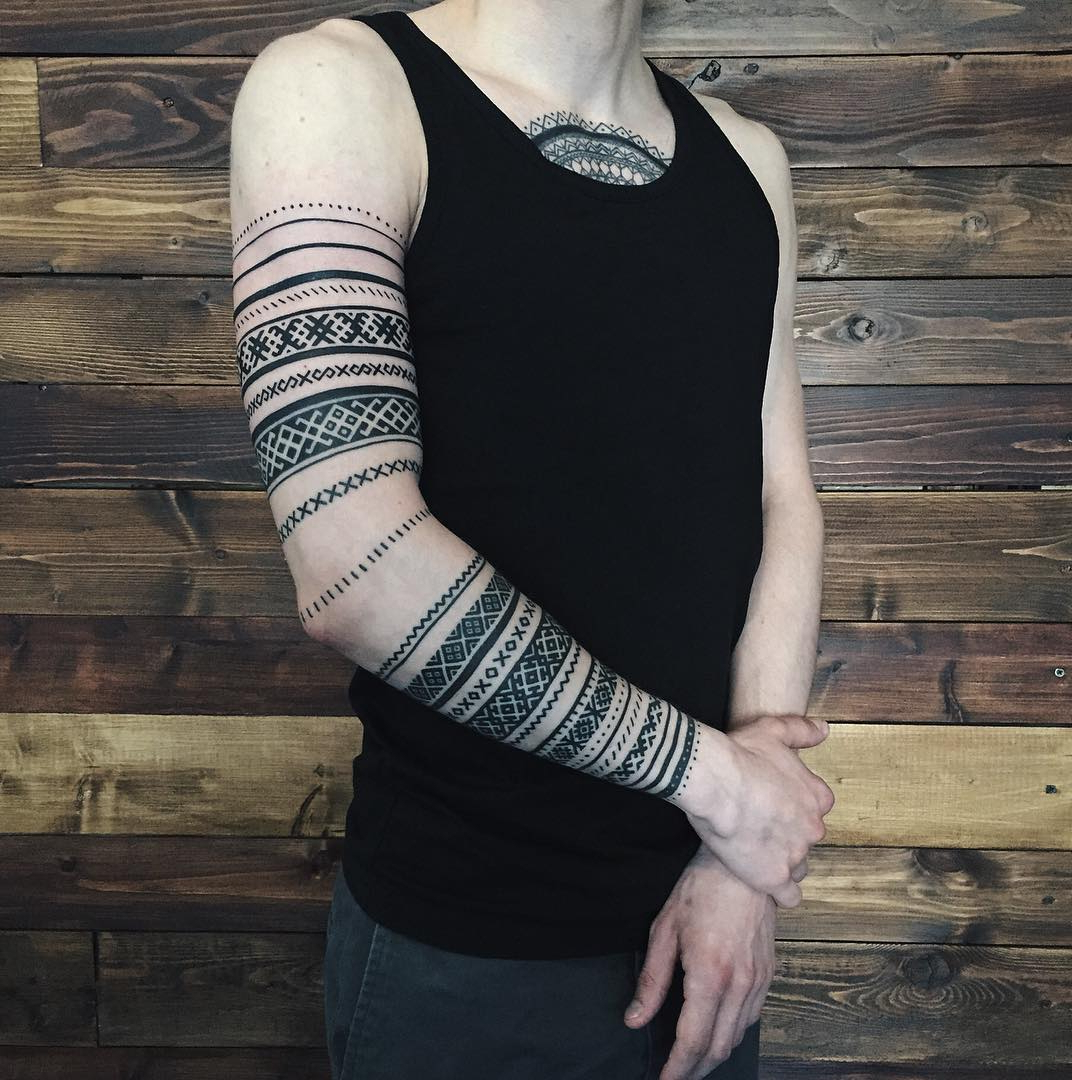 Full Black Armband Tattoo Arm Tattoo Sites