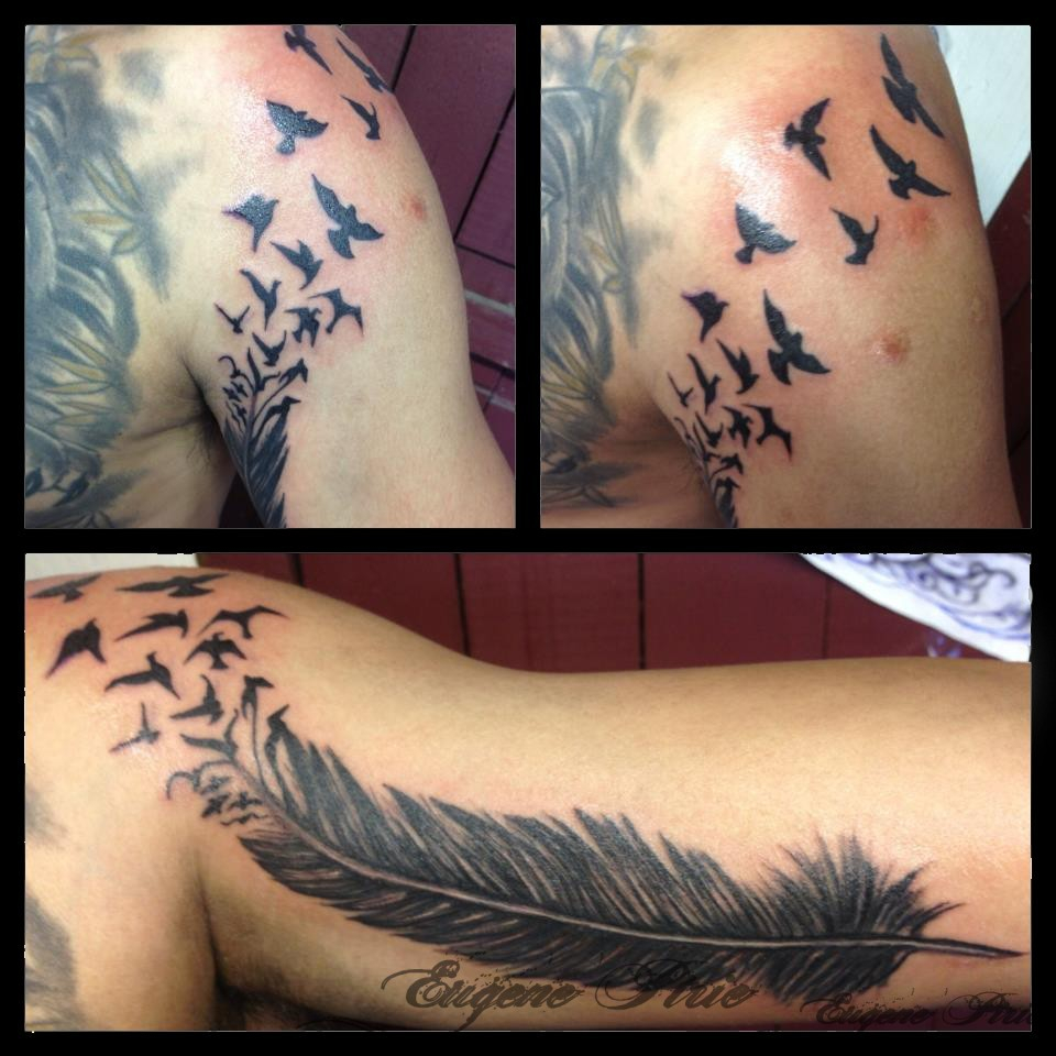 Black Birds Arm Tattoo Taxi Vip Paris intended for measurements 960 X 960