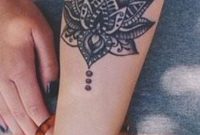 Black Lotus Chandelier Forearm Tattoo Ideas For Women Tribal Boho in size 980 X 2048