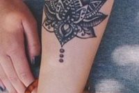 Black Lotus Chandelier Forearm Tattoo Ideas For Women Tribal Boho intended for size 980 X 2048
