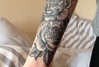 Black Rose Forearm Tattoo Ideas For Women Vintage Traditional for size 950 X 2048