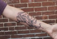 Black Stippled Illustrative Octopus Tattoo On Forearm Ben Licata within size 1200 X 800