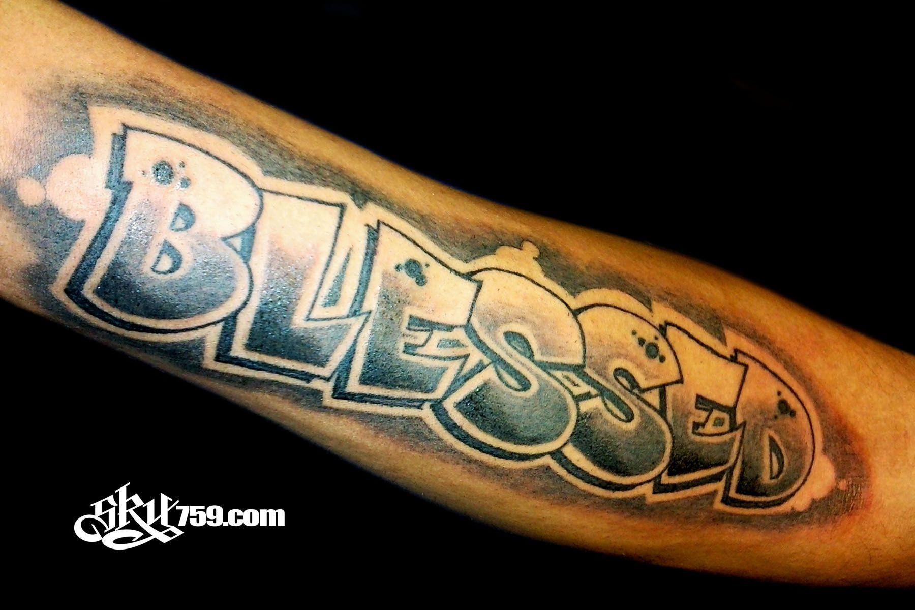 Blessed Tattoo Designs Pin Truly Blessed Tattoo On Chest On for size 1800 X 1200