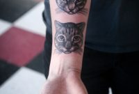 Cat Head On Inside Arm Tattoo Tattoomagz throughout sizing 736 X 1104
