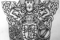 Celtic Coat Of Arms Tattoo Design On Deviantart Celtic throughout dimensions 782 X 1022