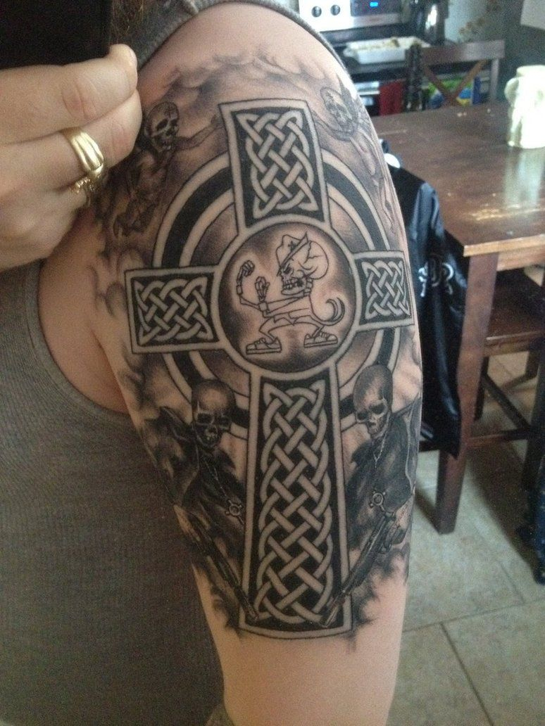 Celtic Cross Tattoos Their Symbolism Throughout History Rings True with regard to size 774 X 1032
