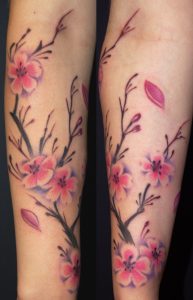 Cherry Blossom Tattoo On Arm For Women Off The Map Tattoo in dimensions 1348 X 2096