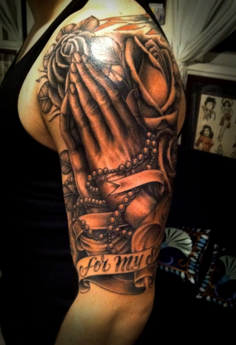 Christian Tattoo Ideas Crosses Fish Jesus Praying Hands Mother pertaining to dimensions 790 X 1152