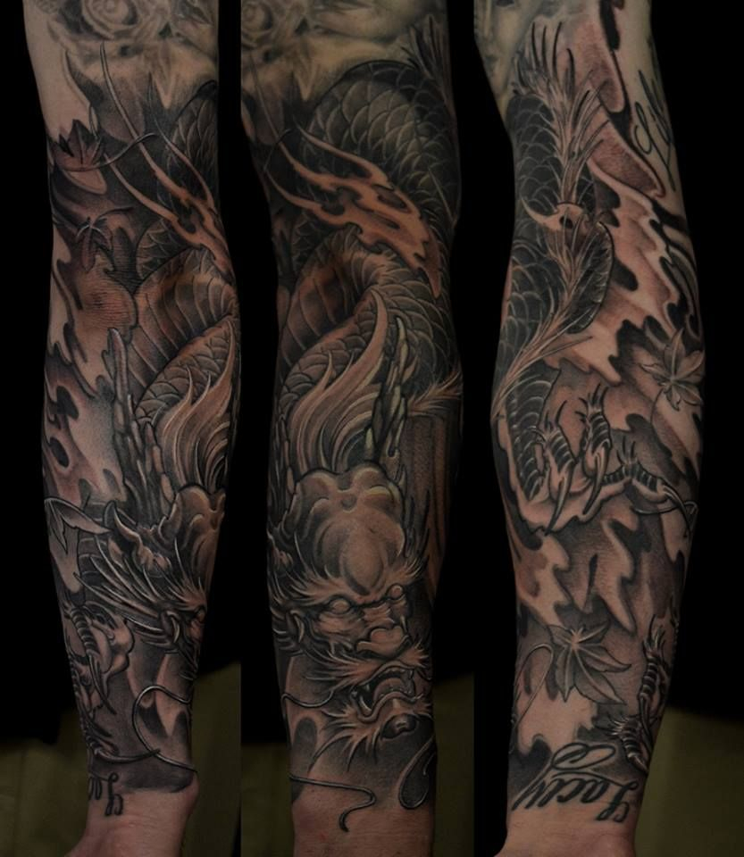 Chronic Ink Tattoo Toronto Tattoo Dragon Tattoo On The Forearm with regard to dimensions 833 X 960