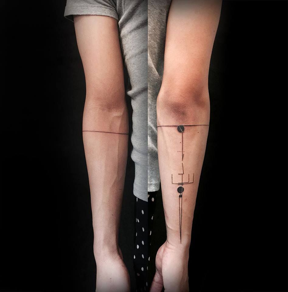 Chronic Ink Tattoo Toronto Tattoo Geometric Line Tattoo On The with regard to proportions 947 X 960