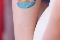 Closeup Of Scarlett Johanssons Arm Tattoo Scarlett Johansson with regard to sizing 1280 X 1763