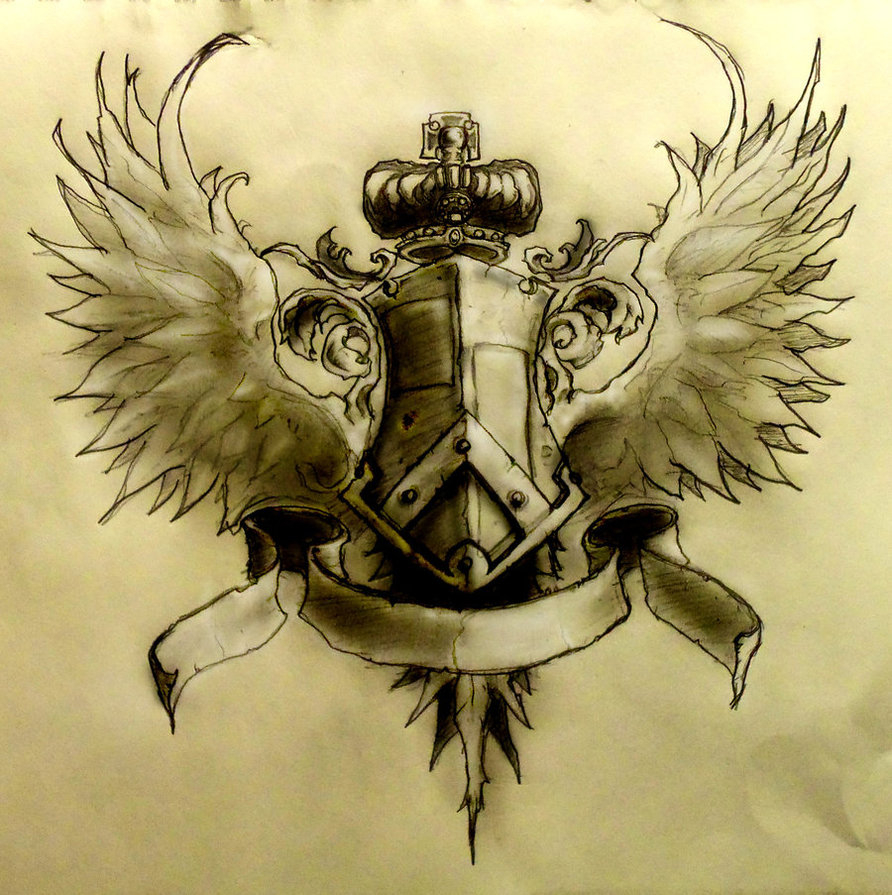Coat Of Arms Tattoo Design Lambtroncorp On Deviantart pertaining to size 892 X 895